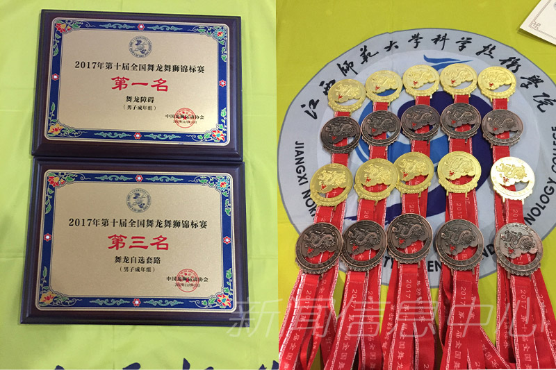 我校科技学院舞龙队喜获第十届全国舞龙舞狮锦标赛单项桂冠