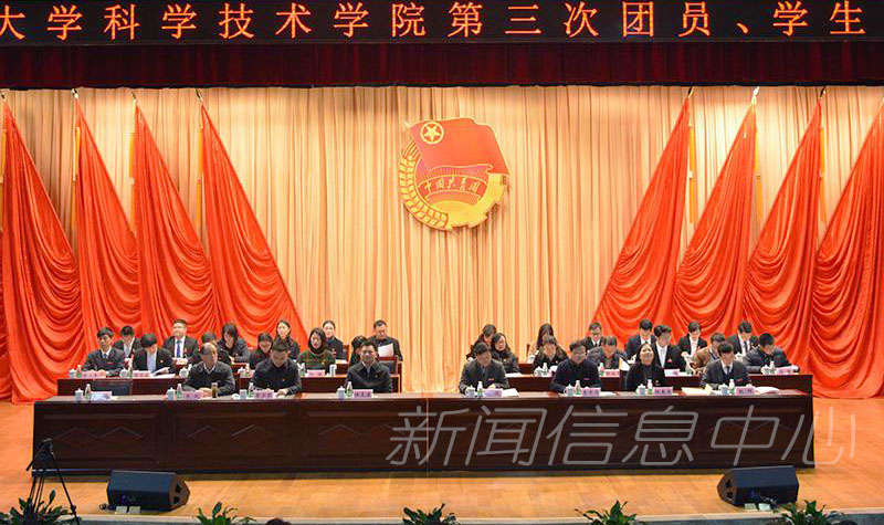 我校科技学院第三次团员、学生代表大会胜利召开